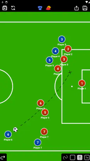 コーチ戦術的なボード-サッカー screenshot