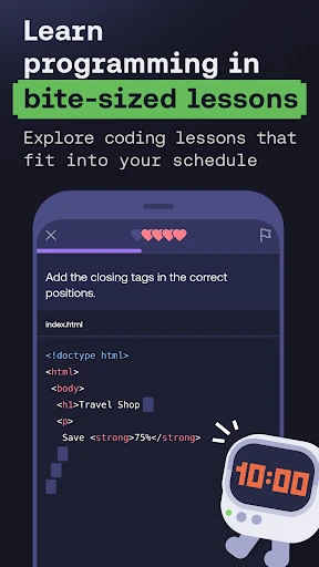 コーディング/プログラミングを学ぶ: Mimo screenshot
