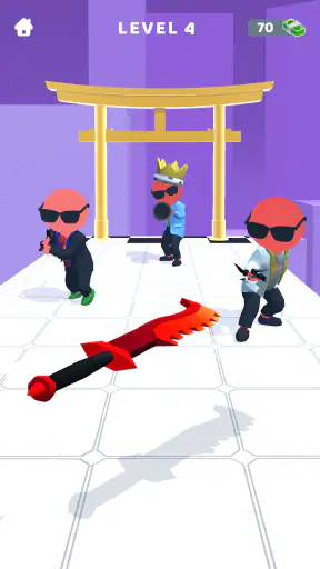 ソードプレイ！3D忍者が駆け抜け斬りまくる screenshot