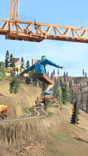 ダウンヒルレーサー (Downhill Racer) screenshot