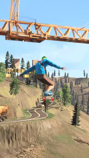 ダウンヒルレーサー (Downhill Racer) screenshot