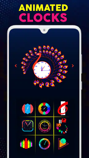 デジタル時計壁紙 | ホーム画面 | ロック画面 screenshot