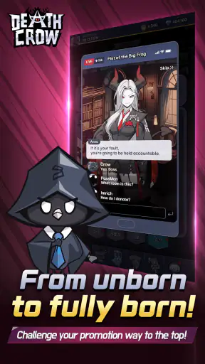 デスクロウ育成：放置系RPG screenshot