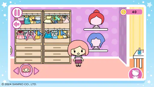 ハローキティ ビューティーサロン screenshot