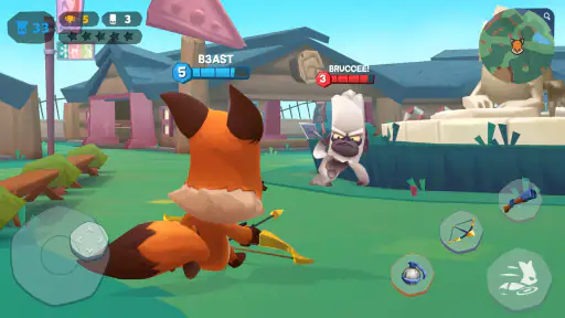 バトルモン：楽しいバトルロワイアルゲーム (Zooba) screenshot