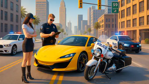パトカーのゲーム: 警察官ゲーム screenshot