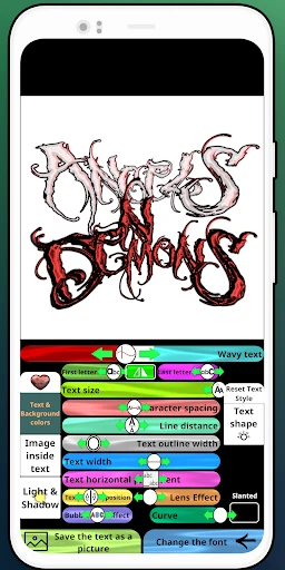 フォント - ロゴメーカー screenshot