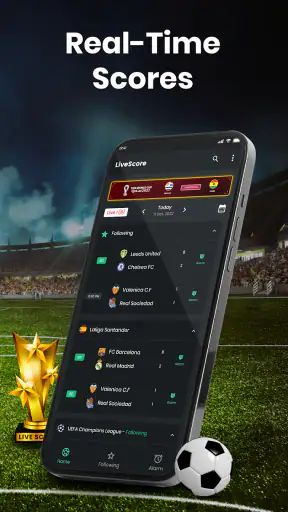 ライブスコア :  試合のリマインダー screenshot