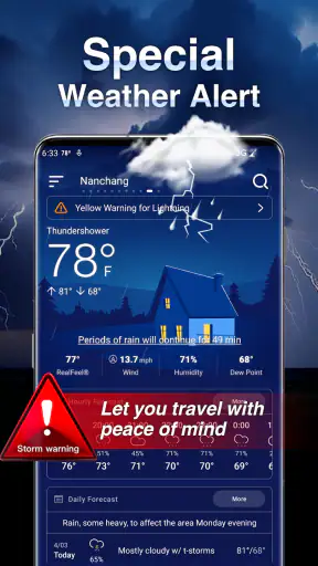 ライブ天気: 天気予報 screenshot