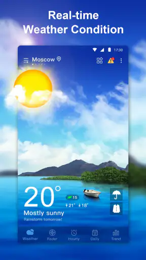 リアルタイムの正確な天気予報 screenshot