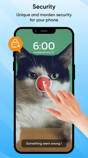 ロック画面をタッチ 写真をタッチ screenshot