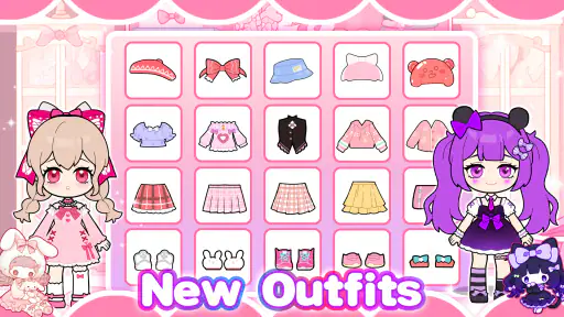 可愛い女の子: プリンセススタイリスト& 着せ 替え アプリ screenshot