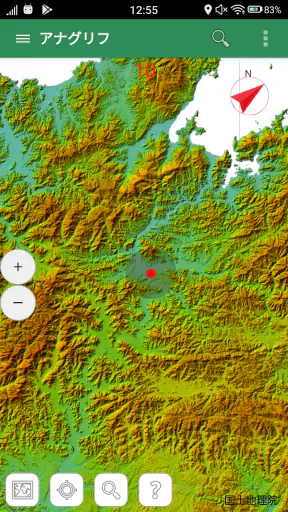 地理院地図 screenshot