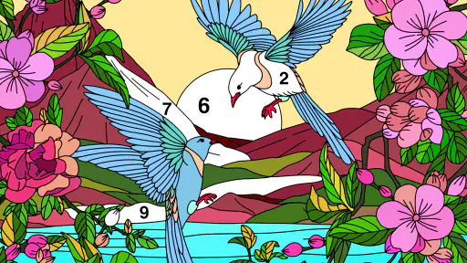 塗り絵ブック screenshot