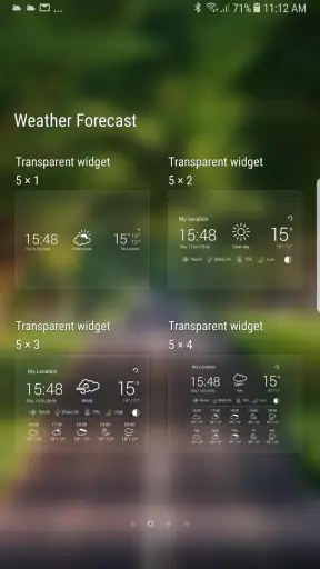 天気 嵐  ウィジェット 風速 screenshot