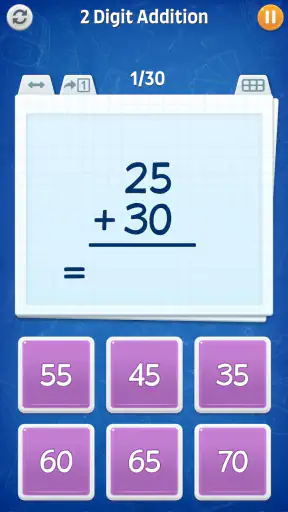 数学ゲーム - たし算、ひき算、かけ算、わり算 screenshot