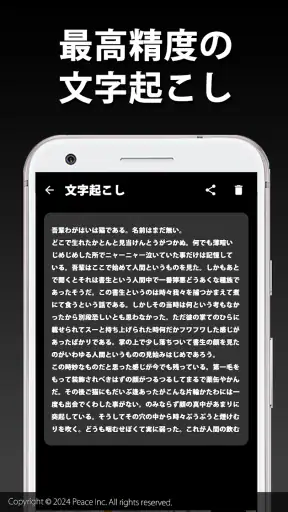 文字起こし - 音声からテキストに変換 screenshot