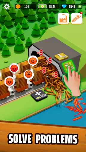 木こりの帝国・放置ゲーム screenshot
