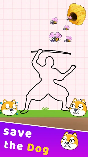 犬蜂救助 - ドージェを救え screenshot