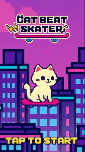 猫ビートzeta(ゼタ) -ドット絵ねこと音ゲーリズムゲーム screenshot