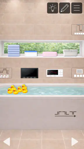 脱出ゲーム バスルーム ~極限密室と水の謎解き~ screenshot