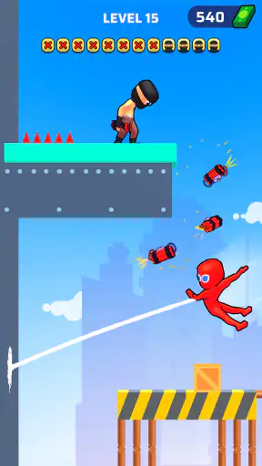 蜘蛛の巣の達人：超英雄スティックマン screenshot