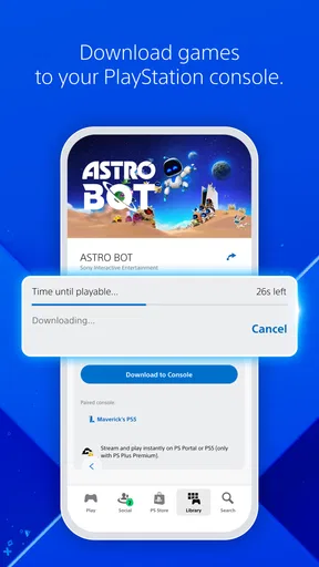PlayStation App screenshot