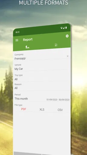 Vehicle Trip Logbook Tracker screenshot
