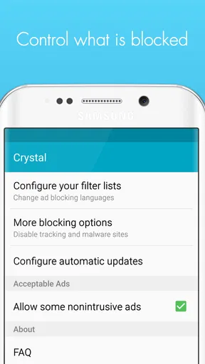 삼성 브라우저용 Crystal screenshot