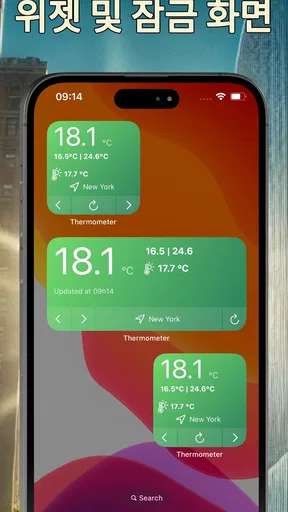 정확한 실내 온도계 screenshot