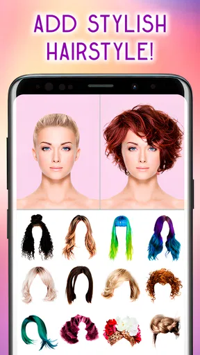 Editor di foto di acconciature screenshot