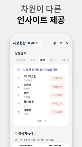 큐스피 코인 – AI 기반 조건검색 투자 전략 screenshot