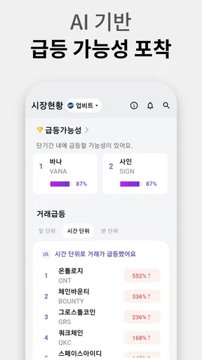 큐스피 코인 – AI 기반 조건검색 투자 전략 screenshot