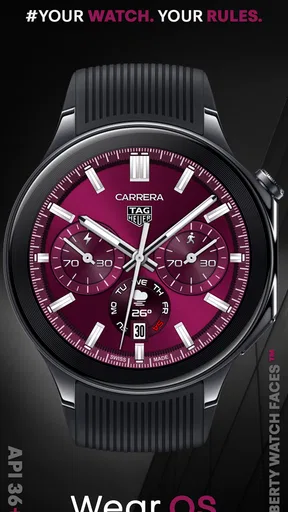 TAG HEUER CARRERA 3 Watch Face screenshot