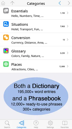 Thai < > English Dictionary screenshot