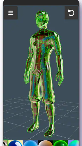 3D 모델링:  캐릭터만들기 . 렌더링, 렌더링 스케치 screenshot