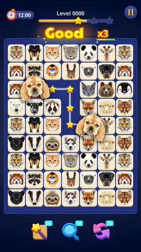 Animal Onet- 타일 연결 screenshot