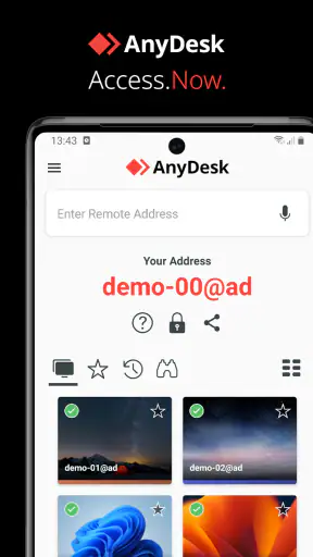 AnyDesk 원격제어 프로그램 screenshot