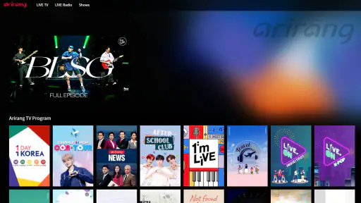 Arirang TV for SmartTV screenshot