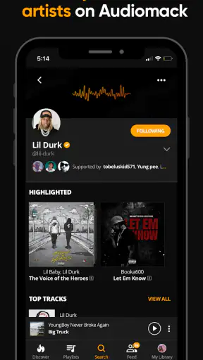 Audiomack: 음악 다운로더 screenshot