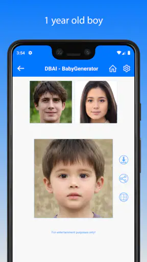 BabyGenerator - 미래의 아기 얼굴 예측 screenshot