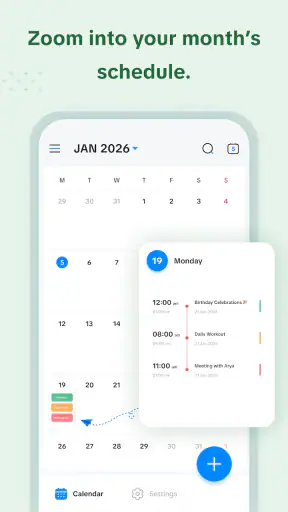 Calendar 2026 screenshot