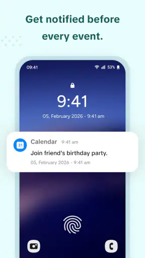 Calendar 2026 screenshot