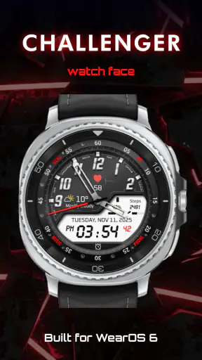 Challenger: Hybrid Watch Face screenshot