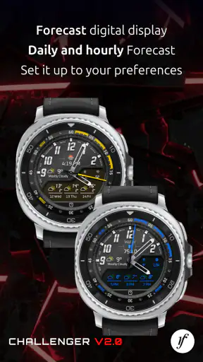 Challenger: Hybrid Watch Face screenshot