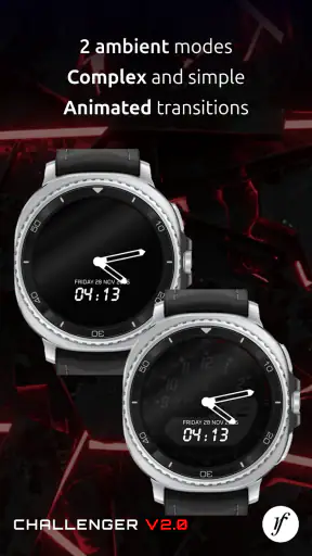 Challenger: Hybrid Watch Face screenshot