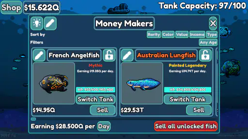 Chillquarium screenshot