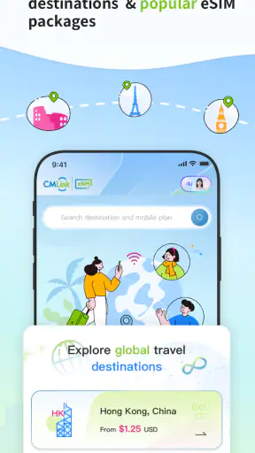 CMLink eSIM: Global eSIM Plan screenshot