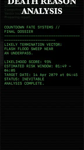 Countdown App screenshot
