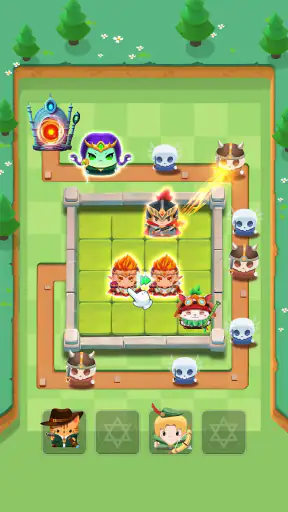 Cube Defender - 타워 디펜스 TD screenshot
